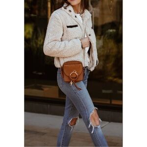 🛎️ 5/$20 Thread + Supply Soho Faux Shearling Jacket Coat Size S